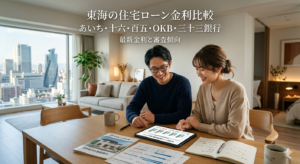 【2026年最新】東海の住宅ローン金利比較｜あいち・十六・百五・OKB・三十三銀行の最新金利と審査傾向