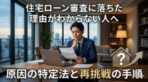 住宅ローン審査に落ちた理由がわからない人へ｜原因の特定法と再挑戦の手順【2026年版】
