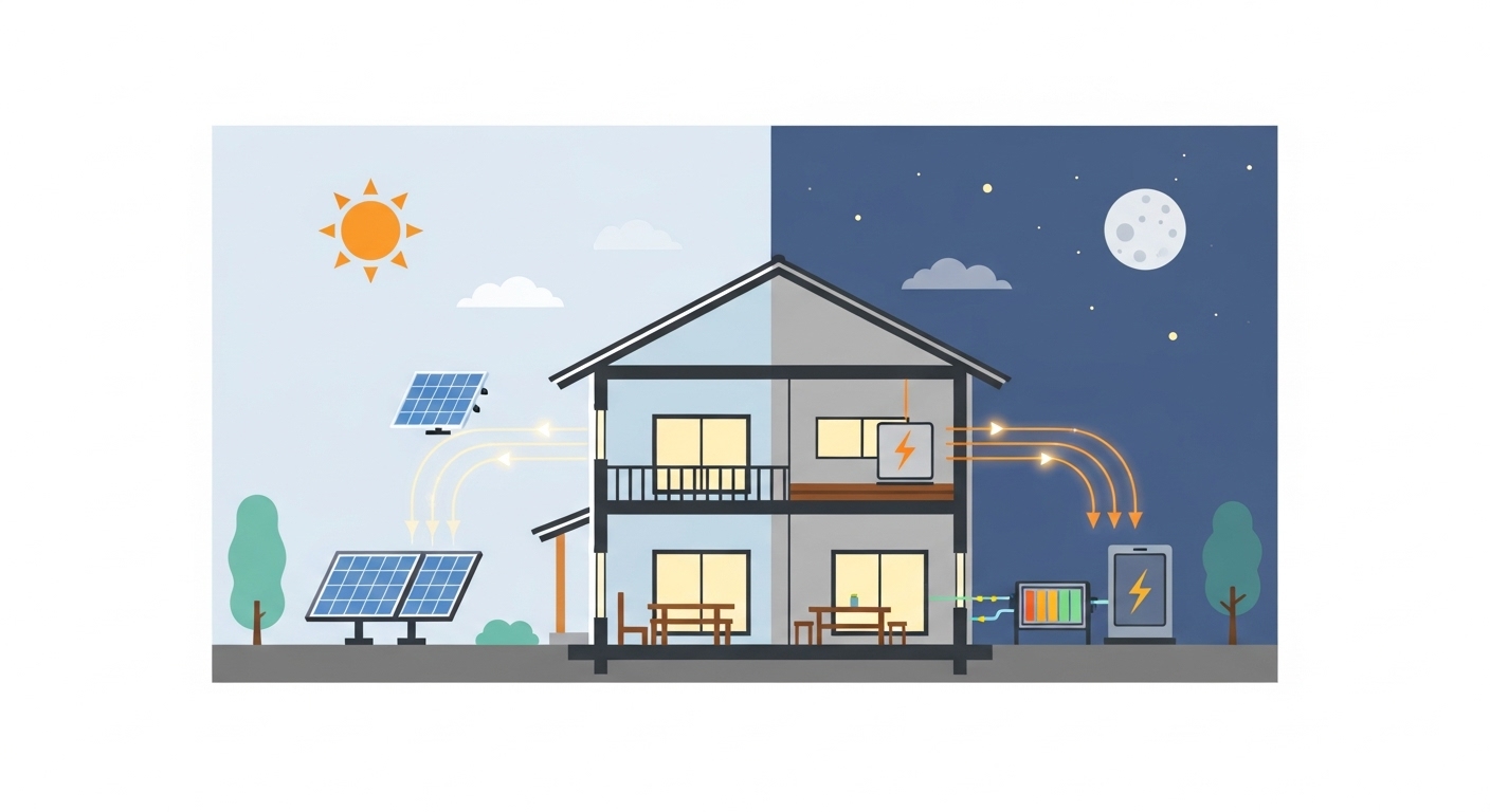 「太陽光」＋「蓄電池」