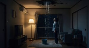 雨漏りが夜中に発生!応急処置と深夜対応可能な業者の選び方【火災保険も解説】