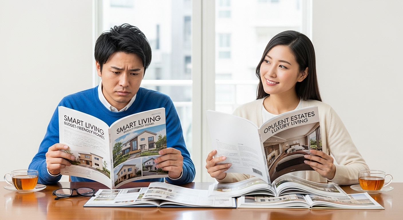 夫婦で意見が食い違う