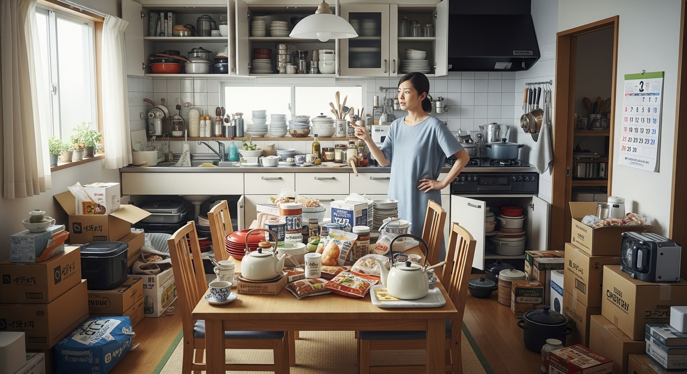 新築で収納が足りなくて後悔している4家族