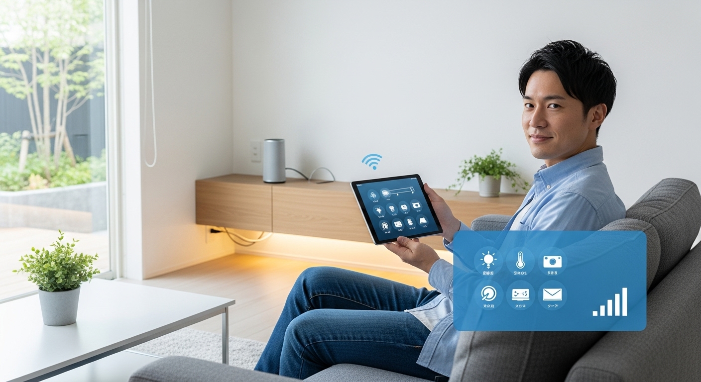 快適なインターネット環境を実現している4家族