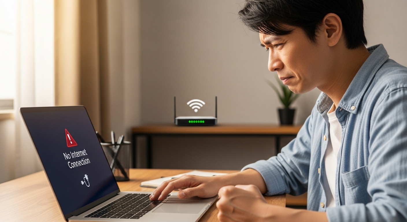 インターネット環境で後悔している4家族