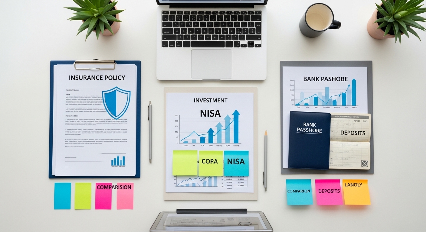 学資保険・NISA・定期預金