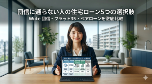 団信に通らない人の住宅ローン5つの選択肢｜ワイド団信・フラット35・ペアローンを比較