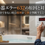 給湯器エラー632の原因と対処法｜追い焚きできない時は修理か交換か判断する完全ガイド