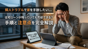 隣人トラブルで家を手放したい…住宅ローンが残っていても売却できる?手順と注意点を完全解説