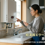給湯器エラーコード121の原因と直し方｜お湯が途中で水になる時の修理・交換判断ガイド