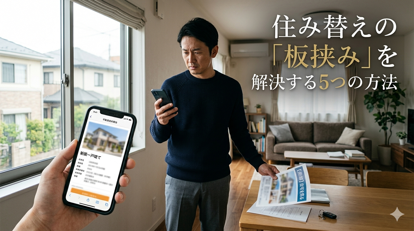 家を売りたいのに次が決まらない…住み替えの「板挟み」を解決する5つの方法