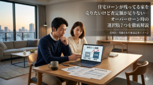 住宅ローンが残ってる家を売りたいけど査定額が足りない…オーバーローン時の選択肢7つを徹底解説
