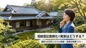 相続登記義務化で実家はどうする？過料10万円リスクと売却・活用の判断フロー