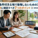 建築条件付き土地で後悔しないための注意点｜契約前に確認すべき7つのポイント