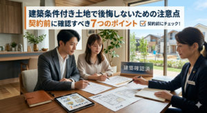 建築条件付き土地で後悔しないための注意点｜契約前に確認すべき7つのポイント