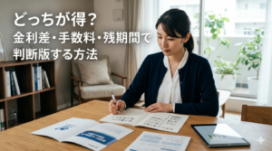住宅ローン借り換えと繰上返済はどっちが得？金利差・手数料・残期間で判断する方法