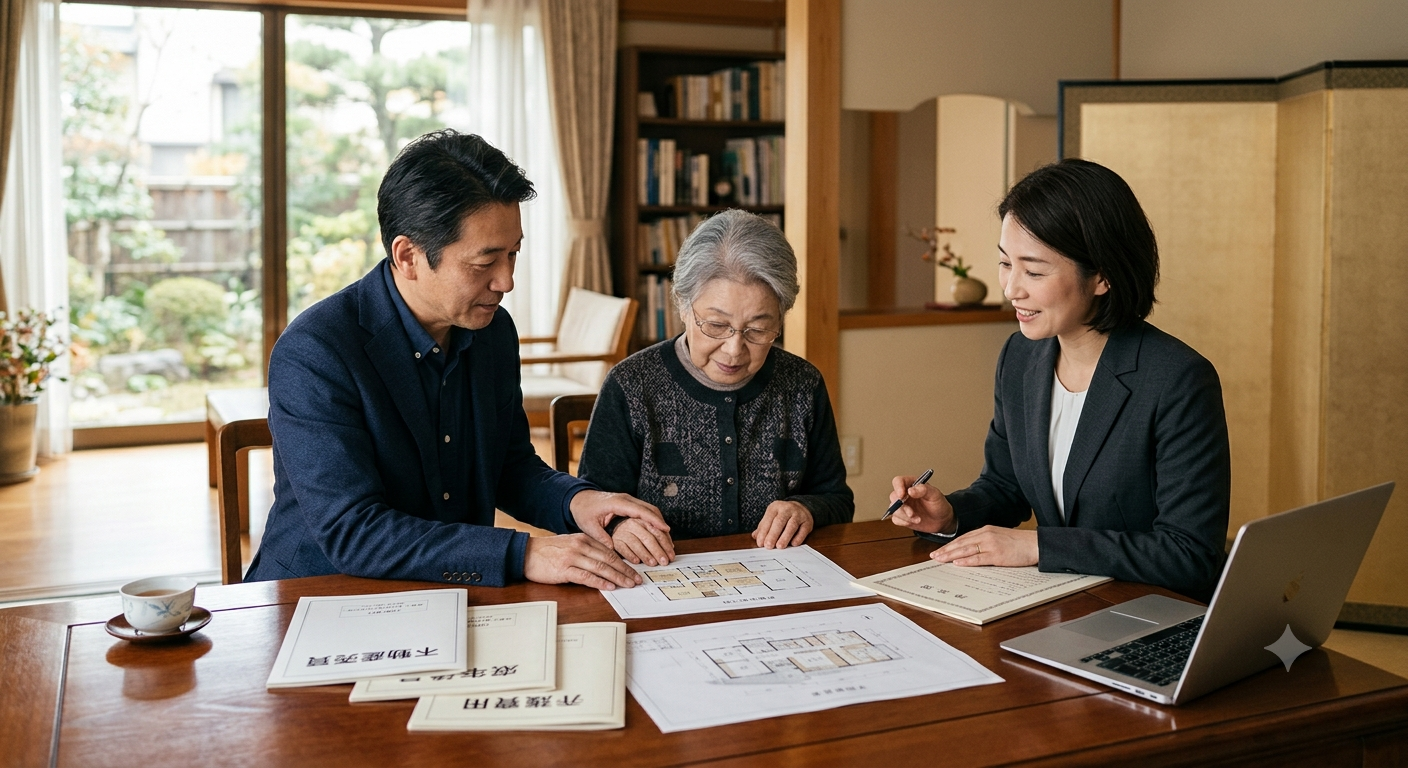 認知症の親の家は売却できる?成年後見・家族信信託・本人売却の3ルートと介護費用の作り方